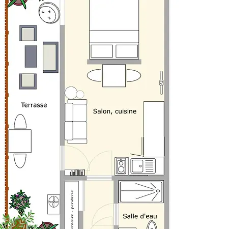 Le Semaphore - Climatise, Grande Terrasse Vue - Parking, Wifi * 拉格朗德默特