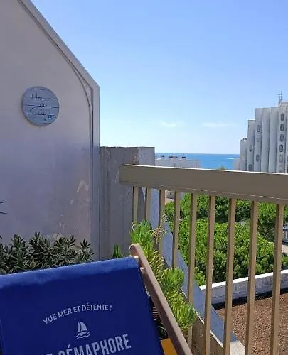 Le Semaphore - Climatise, Grande Terrasse Vue - Parking, Wifi